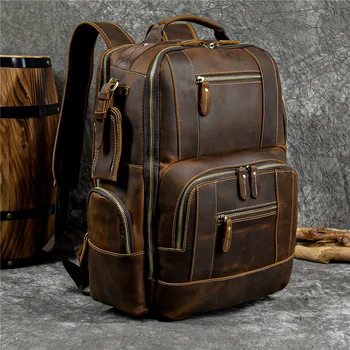 Newsbirds мужской кожаный рюкзак в роскошном стиле ретро, дорожная сумка, рюкзак, сумка для обуви, мужской кожаный рюкзак, мужской рюкзак