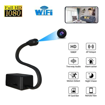 1080P HD WiFi Мини-Камера Петлевая Запись Камеры Безопасности IP-Видеонаблюдения Секретный Аудио-Видеомагнитофон Датчик Сигнализации Push