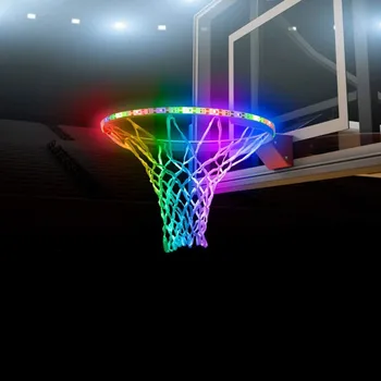 2835smd 45 светодиодов, Баскетбольное кольцо, светодиодные солнечные полосы для внутреннего/наружного баскетбольного кольца