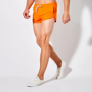 Хлопковые летние шорты Heavywood, мужские спортивные штаны для приседания с препятствиями, марафонский бег, спортивные шорты