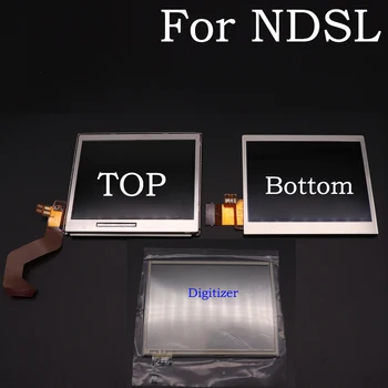 ЖК-экран Для NDSL Ремонтная деталь Верхний/Нижний ЖК-дисплей Для игровой консоли NDSL Pantalla Для Nintendo DS Lite Игровые Аксессуары NDSL