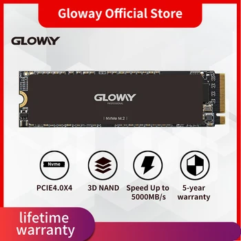 Gloway Профессиональный SSD M.2 NVMe SSD 512 ГБ 1 ТБ Твердотельный накопитель m2 2280 pcle4.0 Внутренний Жесткий диск Для Компьютера ПК Ноутбук