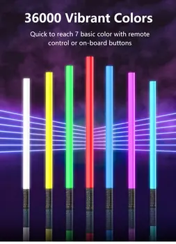 LUXCEO MOOD1S RGB Mood Light LED Stick Красочные атмосферные огни Фоновая лампа для фотосъемки для бара, декор для Рождественской вечеринки