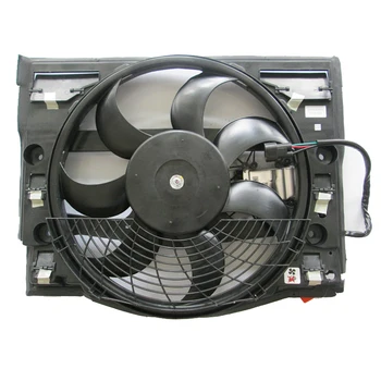 Электрический Вентилятор конденсатора в сборе для Радиатора BMW 320i 323i 325i 328i 330i 330Ci