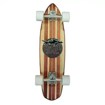 30 ”Карвинговый крейсерский скейтборд с клейкой лентой с рисунком тропического загара