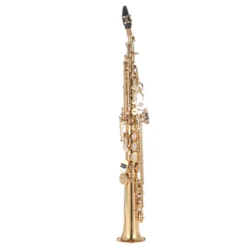 I2066G Латунный прямой сопрано-саксофон