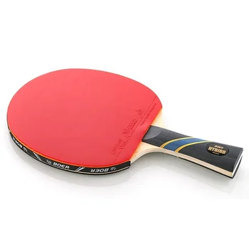 Профессиональная ракетка для настольного тенниса, Бита, Ракетка для пинг-понга, лопатка для пинг-понга с чехлом для начинающих игроков среднего уровня