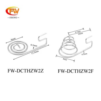 FINEWE 10 пара/лот контактная пружина аккумулятора положительная и отрицательная пружина FW-DCTHZW2ZF