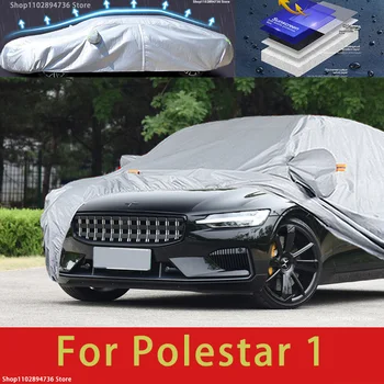 Для Polestar 1 Наружная защита, полные автомобильные чехлы, Снежный покров, Солнцезащитный козырек, Водонепроницаемые пылезащитные внешние автомобильные аксессуары