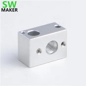 1шт MK10 нагревательный блок M7 с резьбой для термопары K-типа/датчика PT100 Wanhao 3D части принтера
