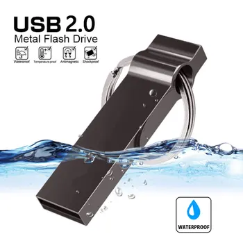 Водонепроницаемый USB-накопитель 2.0 Флеш-накопитель 128 ГБ Memory Stick Высокоскоростной 4 ГБ 8 ГБ 16 ГБ 32 ГБ USB Flash 64 ГБ Флешка 256 ГБ USB Флэш-накопитель