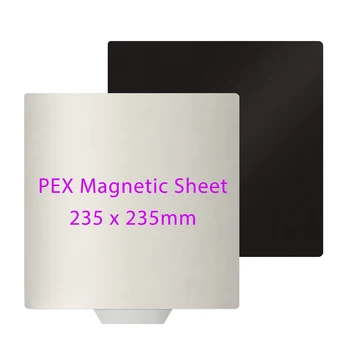 Детали 3D-принтера, лист PEX, гладкая пружинная стальная пластина с магнитным основанием, лист с подогревом 235x235 мм для Ender 3