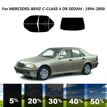 Предварительно обработанная нанокерамика car UV Window Tint Kit Автомобильная Пленка Для Окон MERCEDES-BENZ C-CLASS W202 4 DR СЕДАН 1994-2000