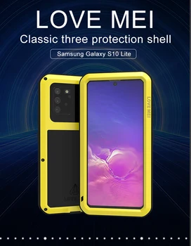Для Samsung Galaxy S10 Lite чехол Мощный Противоударный Грязезащитный Водостойкий Металлический Бронированный чехол Чехол для телефона Для S10 Lite