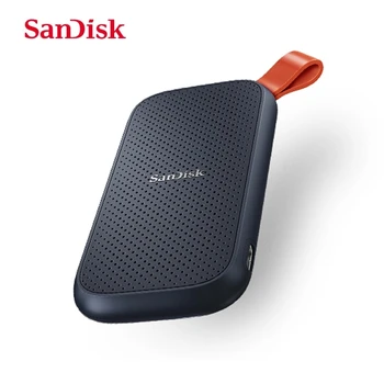 Sandisk 100% Портативный Внешний PSSD 480 ГБ 520 МБ/с./с. Оригинальный жесткий диск USB 3.1 Type-C 1 ТБ 2 ТБ Твердотельный диск Для Настольного ноутбука