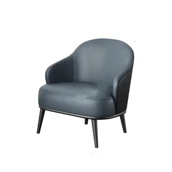 Металлические Современные стулья для гостиной, Свадебный дизайн, Серое Скандинавское кресло для отдыха, Милая Кожаная Мебель для салона