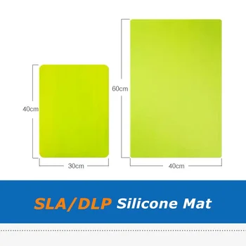 1 шт. 30 * 40 см + 1 шт. 40 * 60 см Силиконовый Коврик для очистки Силиконовой смолы Для деталей DLP SLA 3D принтера
