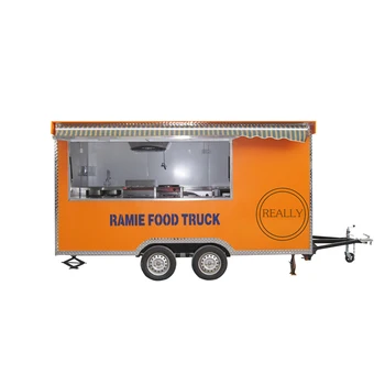 2021 Новый дизайн, Прицеп для пищевых фургонов на улице, 4-колесная Передвижная тележка для пищевых продуктов, Киоск для пищевых продуктов на открытом воздухе, Настраиваемый