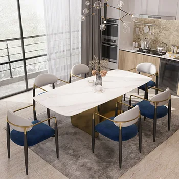 Роскошное обеденное кресло Nordic Light, домашний обеденный стол, креативное кресло со спинкой, Итальянское кресло для макияжа, офис продаж, переговоры