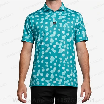 Мужская летняя одежда Поло, рубашка для гольфа, гоночный топ с короткими рукавами, быстросохнущая дышащая футболка, футбол, теннис, Джерси, повседневные рубашки
