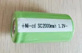 Бесплатная доставка 50 шт./лот, никель-кадмиевая NI-CD SC аккумуляторная батарея 2000 мАч