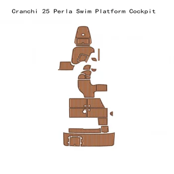 Платформа для плавания Cranchi 25 Perla, кокпит, лодка, коврик для пола из ЭВА искусственного тика