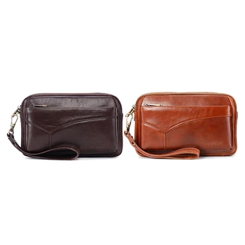 ASDS-PI UNCLE, Кожаный Мужской кошелек-клатч Большой емкости, модная сумочка на молнии, конверт, сумка для карт, посылка