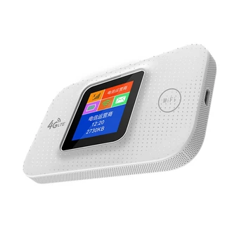 4G SIM-карта, Wi-Fi маршрутизатор, цветной ЖК-дисплей, Lte WiFi модем, карманная точка доступа MIFI, встроенный аккумулятор