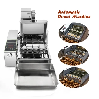 Автоматическая мини-машина для приготовления пончиков ITOP, 4 ряда, Электрическая Машина для Жарки мини-пончиков, 6-литровая машина для приготовления пончиков