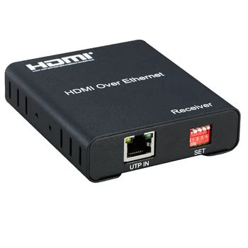 Матричный удлинитель HDMI по IP кабелю CAT 5E/6 с ИК-управлением Full HD 1080P по протоколу TCP/IP HDMI Передатчик/приемник 120M