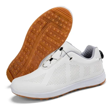 Новые тренировочные туфли для гольфа, мужские Дышащие Кроссовки для гольфа, Легкая обувь для гольфистов, Нескользящая спортивная обувь