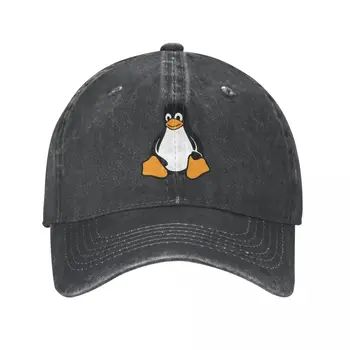 Бейсбольная кепка Linux Tux Pingouin, ковбойская шляпа, кепка с козырьком, Ковбойские шляпы Bebop, мужские и женские шляпы