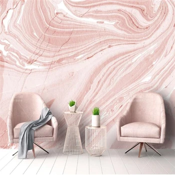 beibehang текстура розового камня мраморные линии Фрески обои Гостиная Телевизор Диван Фон Papel De Parede 3D украшение спальни